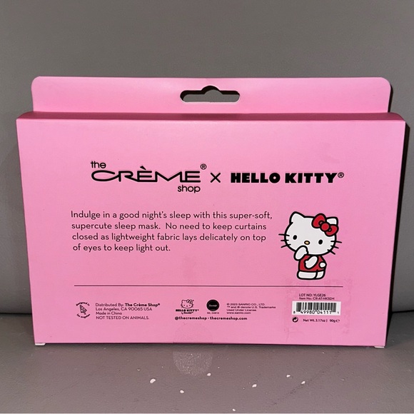 The Crème Shop x Hello Kitty 3D Plushie Sleep Mask Limited Edition - Picture 3 of 5